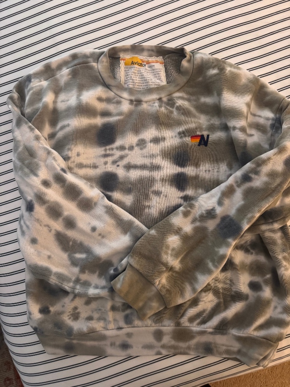 Aviator nation tie dye sweatshirt